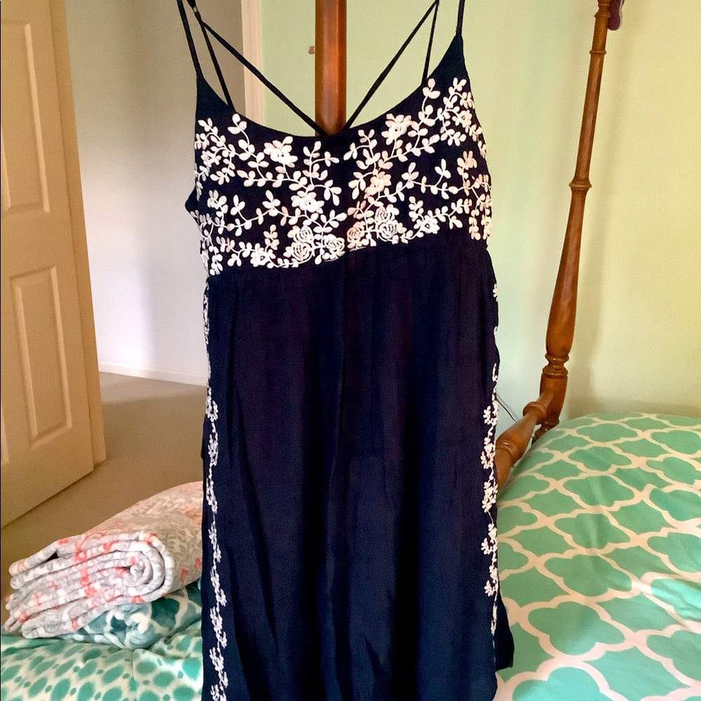 Ills illa blue spaghetti strap dress